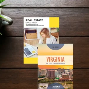 Virginia Real Estate Exam Prep Workbook Set, including the National Exam Prep Comprehensive Guide